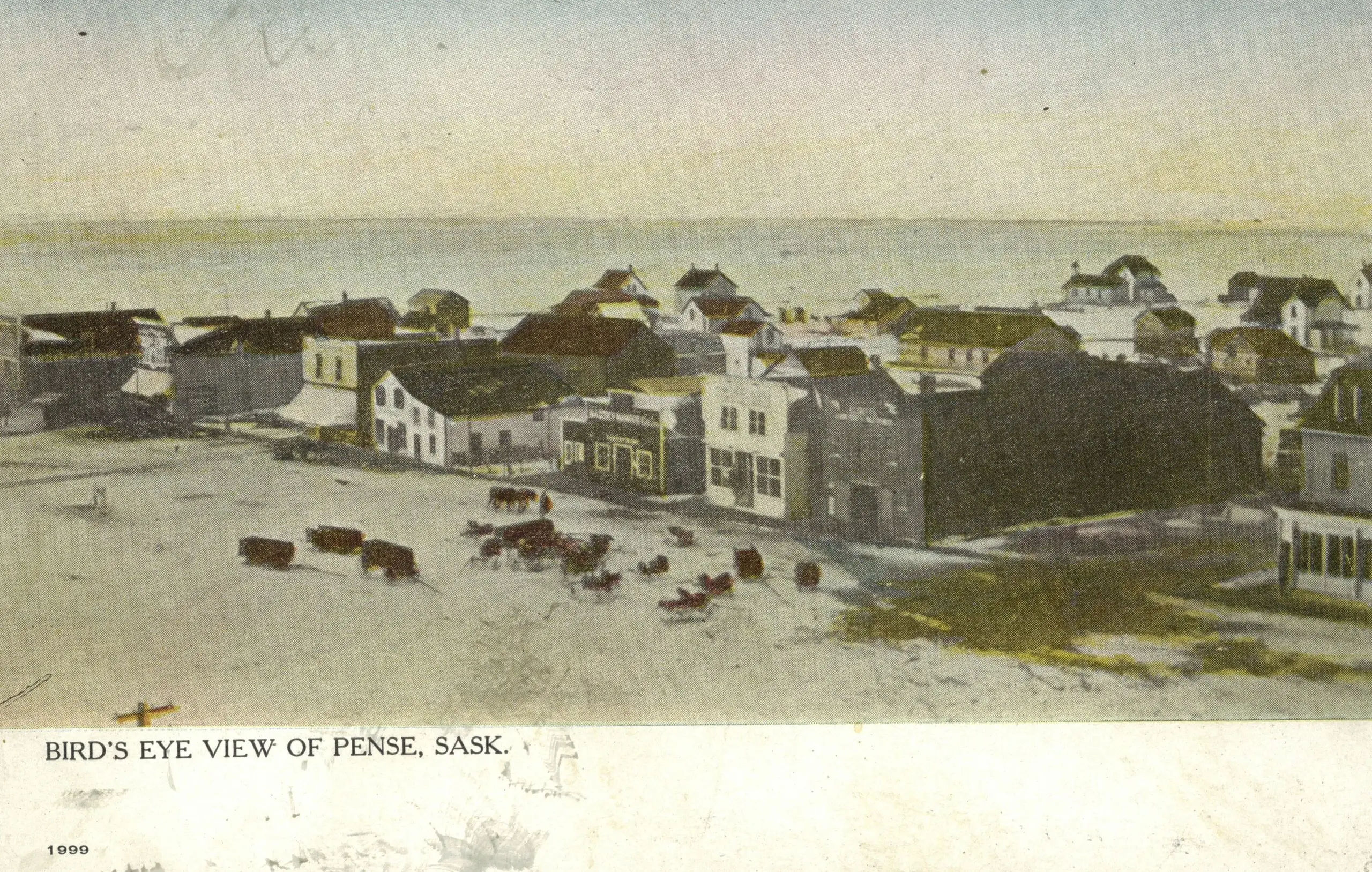 Bird's eye view of Pense